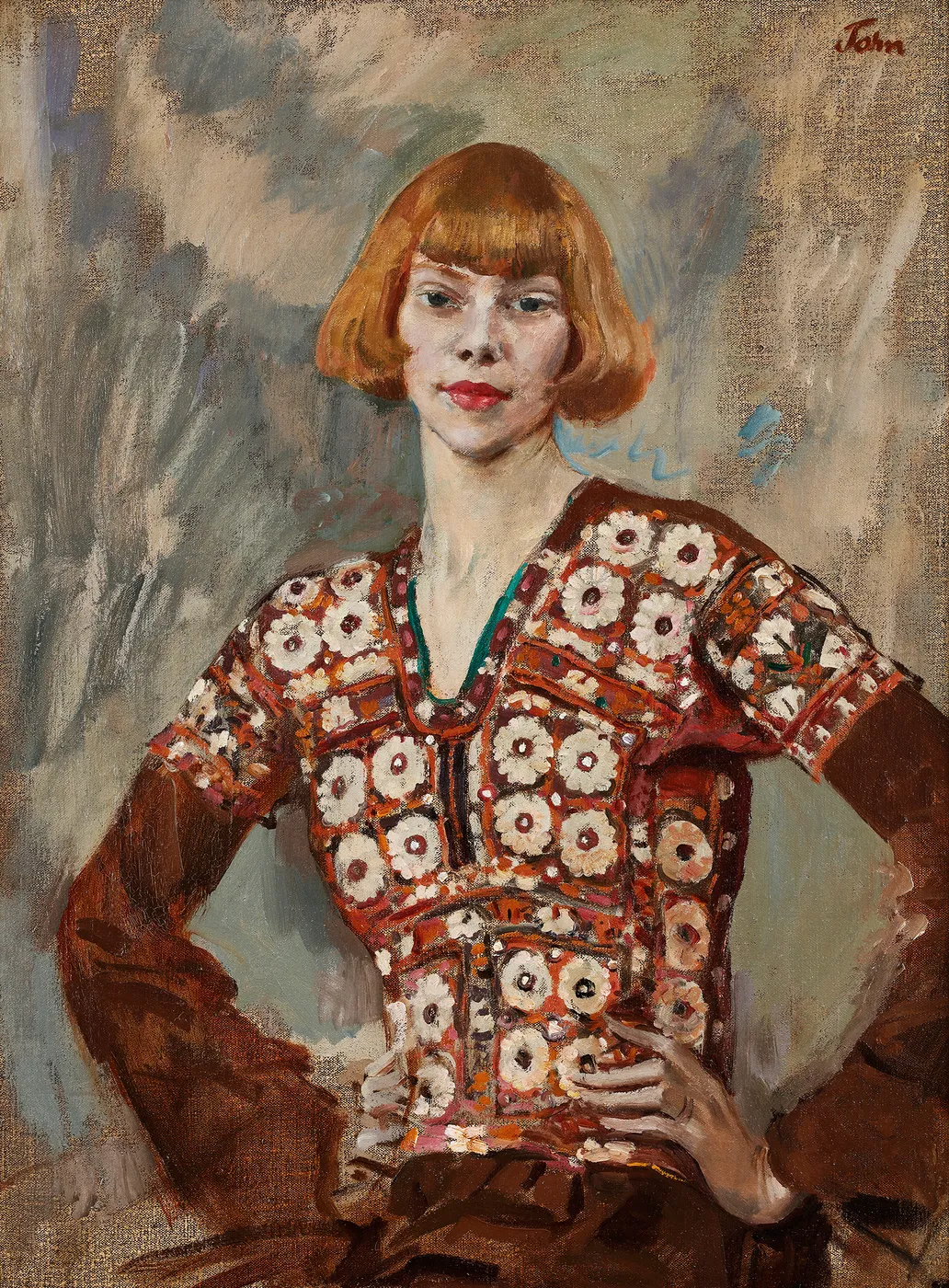 portrait of iris tree by augustus john