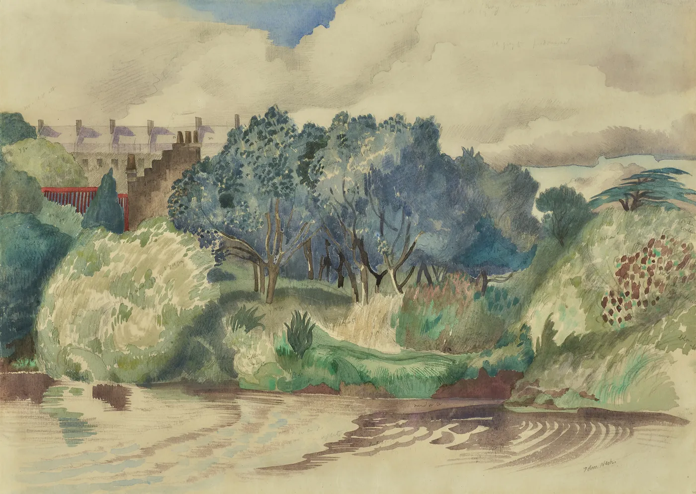 A landscape by British artist John Nash
